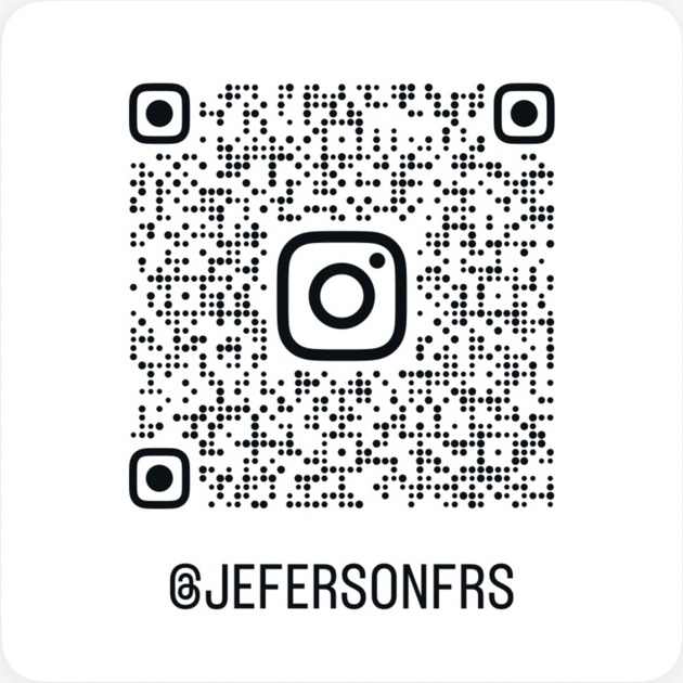 QR Code do Instagram @jefersonfrs